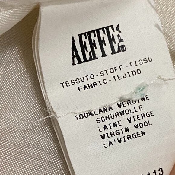 Moschino Vintage Cream Wool Coat Size 8 - Picture 12 of 15